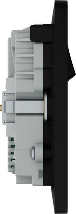 BG Evolve PCDCP22UCC22B 13A Double Switched Power Socket + 2xUSB-C (22W) - Polished Copper (Black)