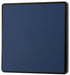 BG Evolve PCDDB12EB 20A 16AX 2 Way Single Light Switch, Edge to Edge Rocker - Matt Blue (Black) - westbasedirect.com