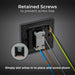 BG Evolve PCDDB12EB 20A 16AX 2 Way Single Light Switch, Edge to Edge Rocker - Matt Blue (Black) - westbasedirect.com