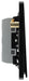 BG Evolve PCDDB43EB 20A 16AX 2 Way Triple Light Switch, Edge to Edge Rocker - Matt Blue (Black) - westbasedirect.com