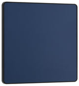 BG Evolve PCDDB94B Single Blank Plate - Matt Blue (Black) - westbasedirect.com
