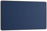BG Evolve PCDDB95B Double Blank Plate - Matt Blue (Black) - westbasedirect.com