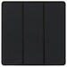 BG Evolve PCDMB43EB 20A 16AX 2 Way Triple Light Switch, Edge to Edge Rocker - Matt Black (Black) - westbasedirect.com