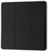BG Evolve PCDMB43EB 20A 16AX 2 Way Triple Light Switch, Edge to Edge Rocker - Matt Black (Black) - westbasedirect.com