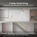 BG Evolve PCDMB43EB 20A 16AX 2 Way Triple Light Switch, Edge to Edge Rocker - Matt Black (Black) - westbasedirect.com
