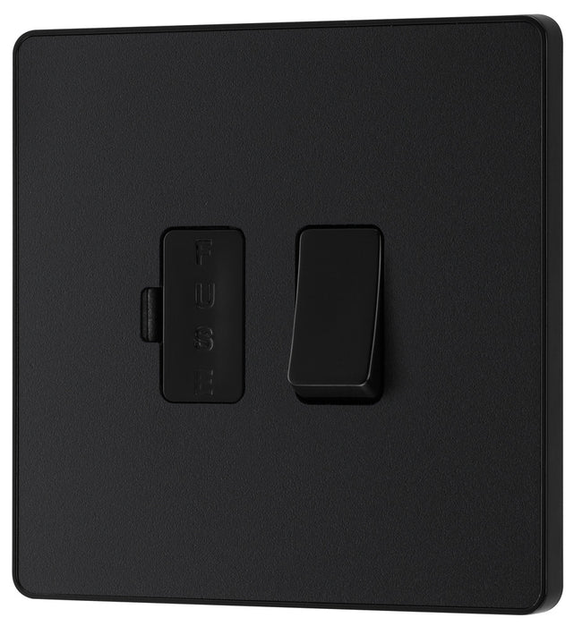 BG Evolve PCDMB50B 13A Switched Fused Connection Unit - Matt Black (Black)