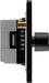 BG Evolve PCDMB84B 2-Way Trailing Edge LED 200W Quadruple Dimmer Switch Push On/Off - Matt Black (Black) - westbasedirect.com