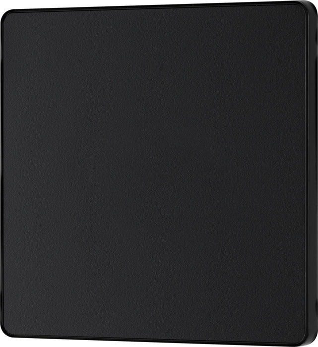 BG Evolve PCDMB94B Single Blank Plate - Matt Black (Black)