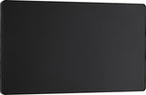 BG Evolve PCDMB95B Double Blank Plate - Matt Black (Black) - westbasedirect.com
