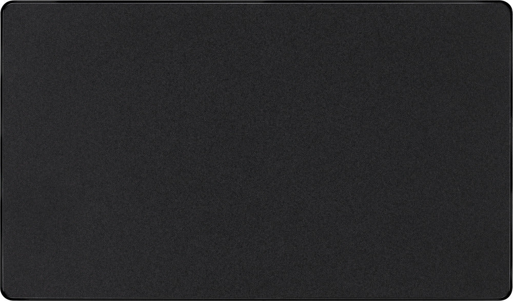 BG Evolve PCDMB95B Double Blank Plate - Matt Black (Black) - westbasedirect.com