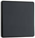 BG Evolve PCDMG12EB 20A 16AX 2 Way Single Light Switch, Edge to Edge Rocker - Matt Grey (Black) - westbasedirect.com