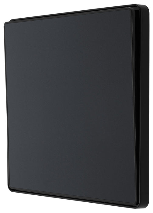BG Evolve PCDMG12EB 20A 16AX 2 Way Single Light Switch, Edge to Edge Rocker - Matt Grey (Black) - westbasedirect.com