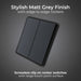 BG Evolve PCDMG42EB 20A 16AX 2 Way Double Light Switch, Edge to Edge Rocker - Matt Grey (Black) - westbasedirect.com
