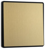 BG Evolve PCDSB13EB 20A 16AX 2 Way Single Intermediate Light Switch, Edge to Edge Rocker - Satin Brass (Black) - westbasedirect.com