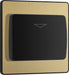 BG Evolve PCDSBKYCSB 20A 16A Hotel Key Card Switch - Satin Brass (Black) - westbasedirect.com