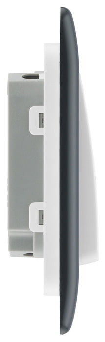 BG Part M PM42W Double Light Switch 10A Wide Rocker - westbasedirect.com