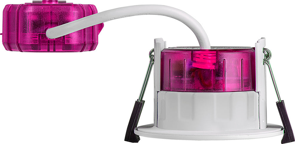 Luceco PTF6WCCT FType Elite 4W/6W 750Lm Power Change & 4 Colour CCT 2700K/3000K/4000K/6000K Dimmable IP65 White - Flat (6 Pack)