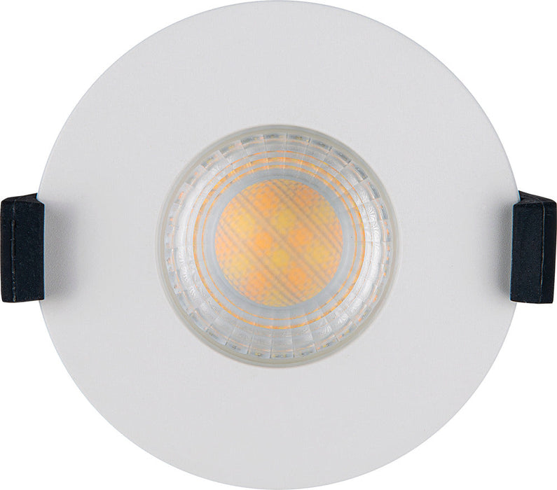 Luceco PTF6WD2W FType Elite 4W/6W 690Lm Power Change & CCT Change 3000K/4000K Dim2Warm Dimmable IP65 White - Flat (6 Pack)