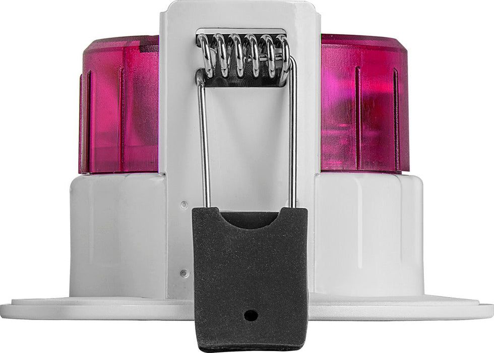 Luceco PTF6WD2W FType Elite 4W/6W 690Lm Power Change & CCT Change 3000K/4000K Dim2Warm Dimmable IP65 White - Flat (6 Pack)