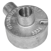 Unicrimp QBO120G 20mm 1W Galvanised Back Outlet Terminal