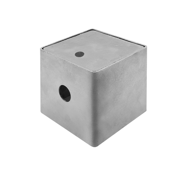 Unicrimp QEP3GLV 100mmx100mmx90mm Galvanised Earthing Box ...