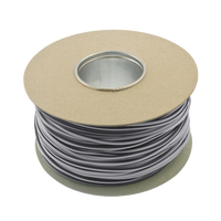 Unicrimp QES3GY 100M x 3mm PVC Earth Sleeving - Grey