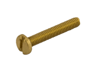 Unicrimp QMS4-30B M4x30mm Pozi Panhead Brass Machine Screws (100 Pack)