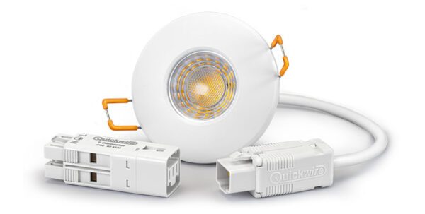 Buy Quickwire QWDL_RIC Fire-Rated LED Downlight with Plug & Socket ...