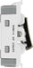 BG RAB14 Nexus Grid 20A SP 1-Way Retractive (PRESS) - Antique Brass - westbasedirect.com