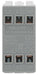 BG RAB15 Nexus Grid 20A Triple Pole Fan Isolator - Antique Brass - westbasedirect.com