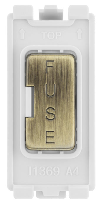 BG RABFUSE Nexus Grid Fuse Holder - Antique Brass - westbasedirect.com