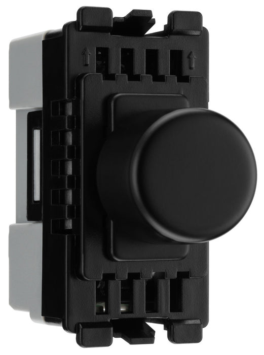 BG RFBDLT Nexus Grid 2-Way Intelligent Dual Mode Dimmer Module - Matt Black