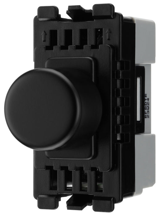 BG RFBDLT Nexus Grid 2-Way Intelligent Dual Mode Dimmer Module - Matt Black