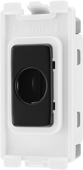 BG RFBFLEX Nexus Grid Flex Outlet (up to 10mm) - Matt Black - westbasedirect.com