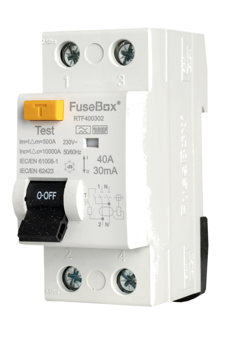 FuseBox RTF400302 Type F RCD 40A 30mA 2P