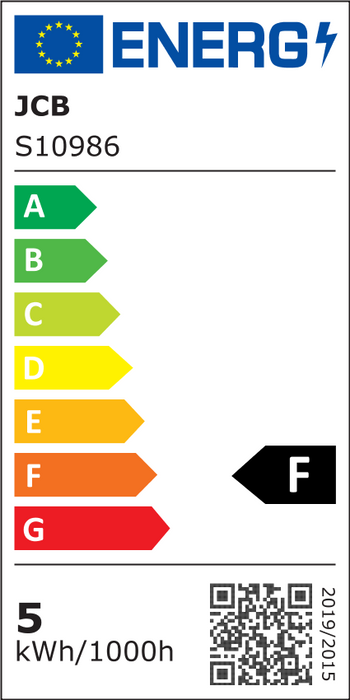 JCB S10986 E27 ES GLS LED Bulb Opal 4.9W 470lm Warm White 3000K