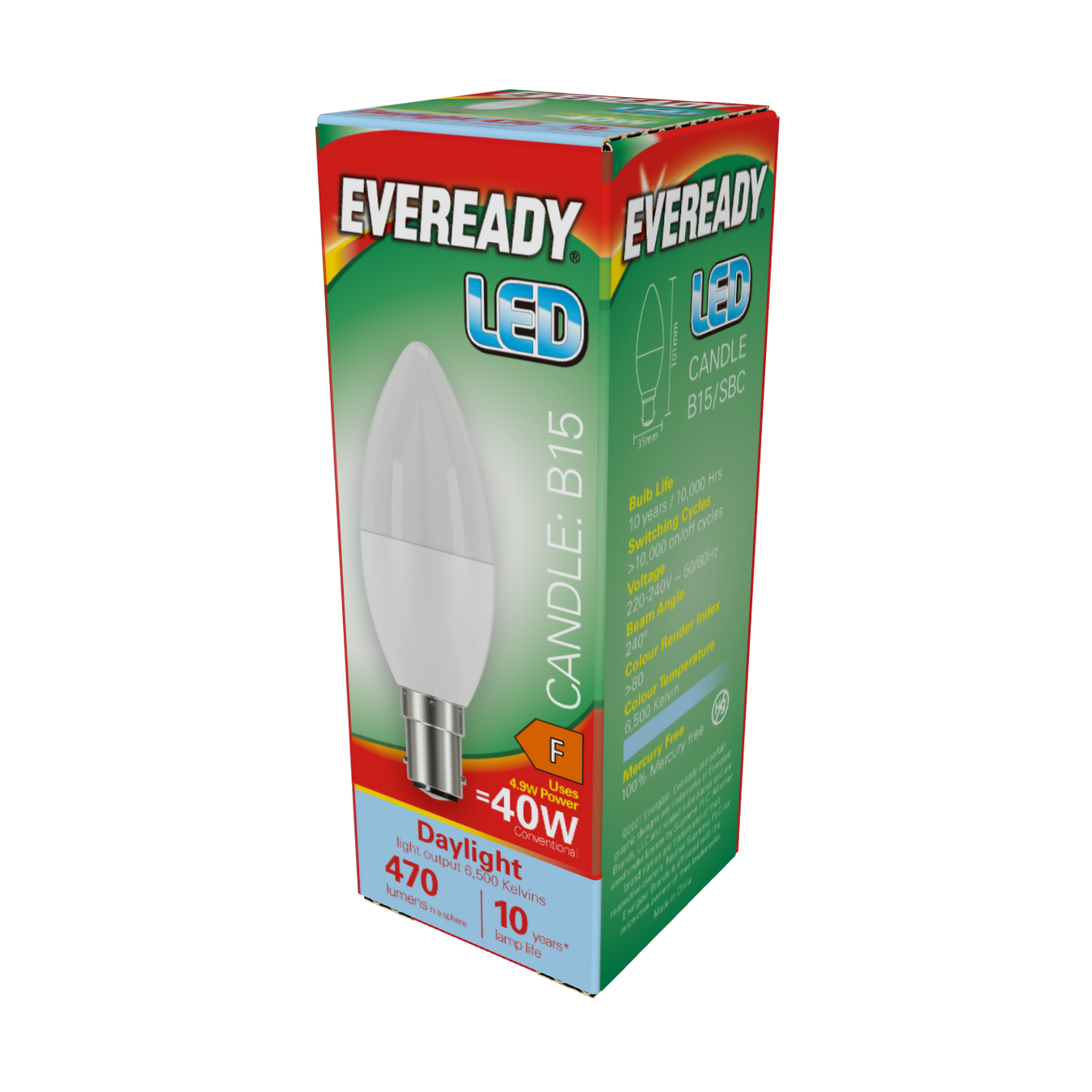 Eveready B15 (SBC) LED Bulbs