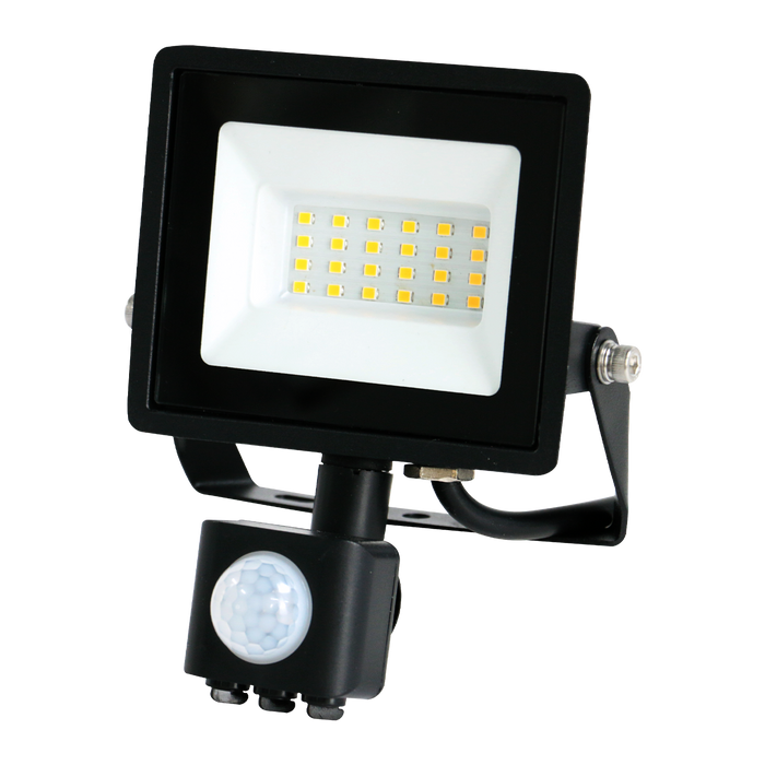 Eveready S13948 10W IP44 LED PIR Floodlight Cool White 4000K