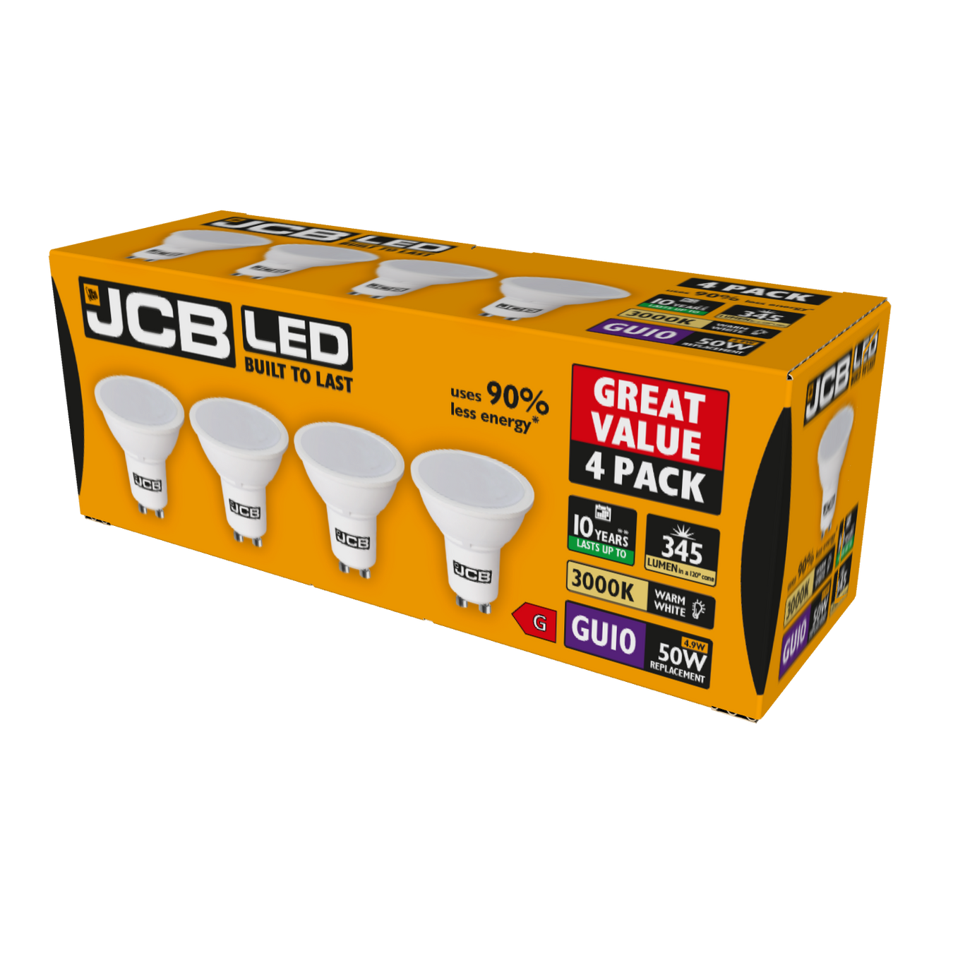 JCB GU10 LED Bulbs