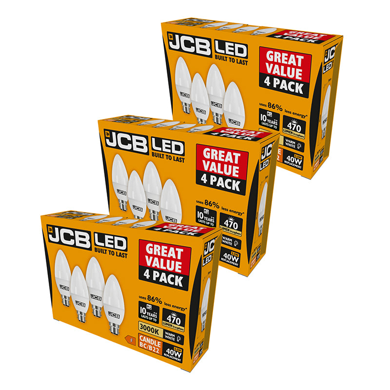 JCB B22 (BC) LED Bulbs