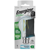 Energizer S29631 A Rated LED Elite GLS B22 Filament 806lm 3.8W 6500K (Daylight)(12 Pack)