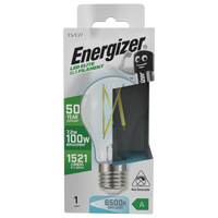 Energizer S29633 A Rated LED Elite GLS E27 Filament 1521lm 7.2W 6500K (Daylight)