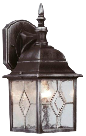 Powermaster S5901 IP23 4-Sided Lantern - Leaded/Silver Black