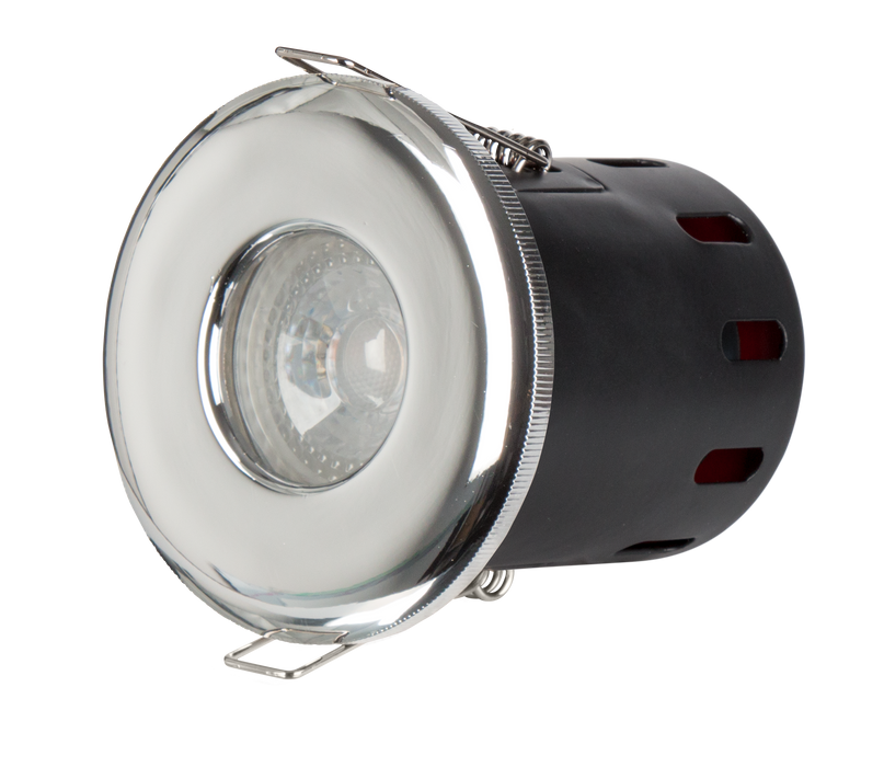 Powermaster S6594 IP65 & Fire Rated Downlight - Chrome