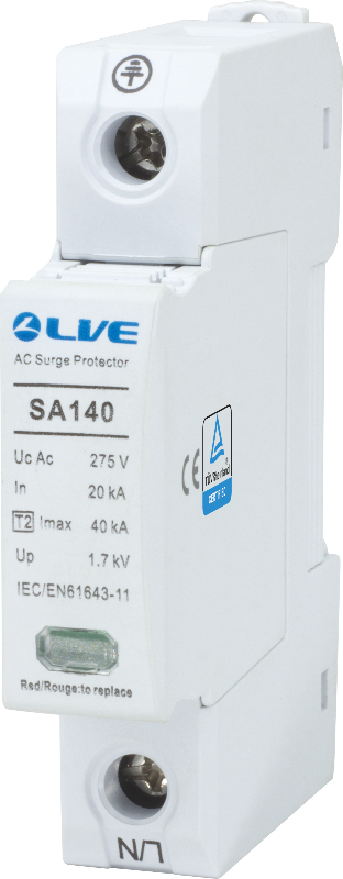 LIVE Electrical SA140 1 Pole 20kA/40kA Type 2 Surge Protective Device (SPD) - westbasedirect.com