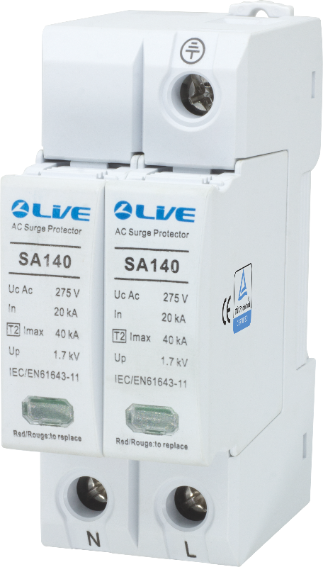 LIVE Electrical SA240 2 Pole 20kA/40kA Type 2 Surge Protective Device (SPD) - westbasedirect.com