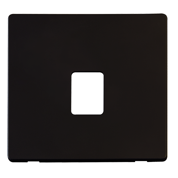 Click SCP115MB Definity Single RJ11/RJ45 Socket Outlet Cover Plate ...