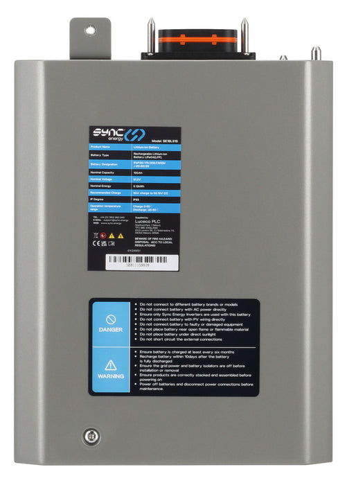 Sync Energy SE1BL51S Flow One 5.12kWh LiFePo4 Battery Module - westbasedirect.com