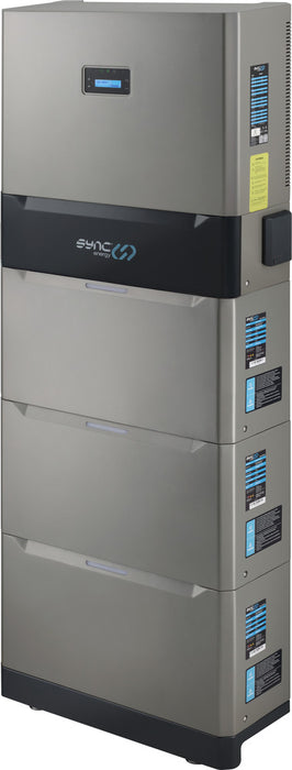 Sync Energy SEF1A60G3 Flow All-In-One 6kW Hybrid Inverter with 3 Batteries - westbasedirect.com