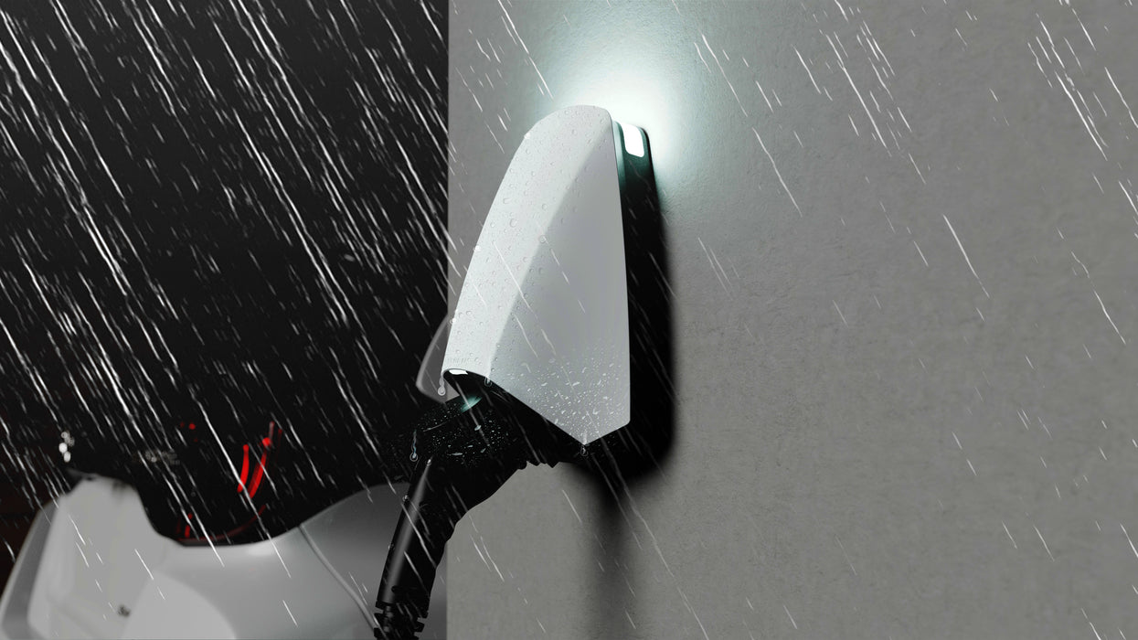 Seren 600000 230V 7.4kW Residential EV Charging Point Mode 3 with Type 2 Connector Polar White - westbasedirect.com